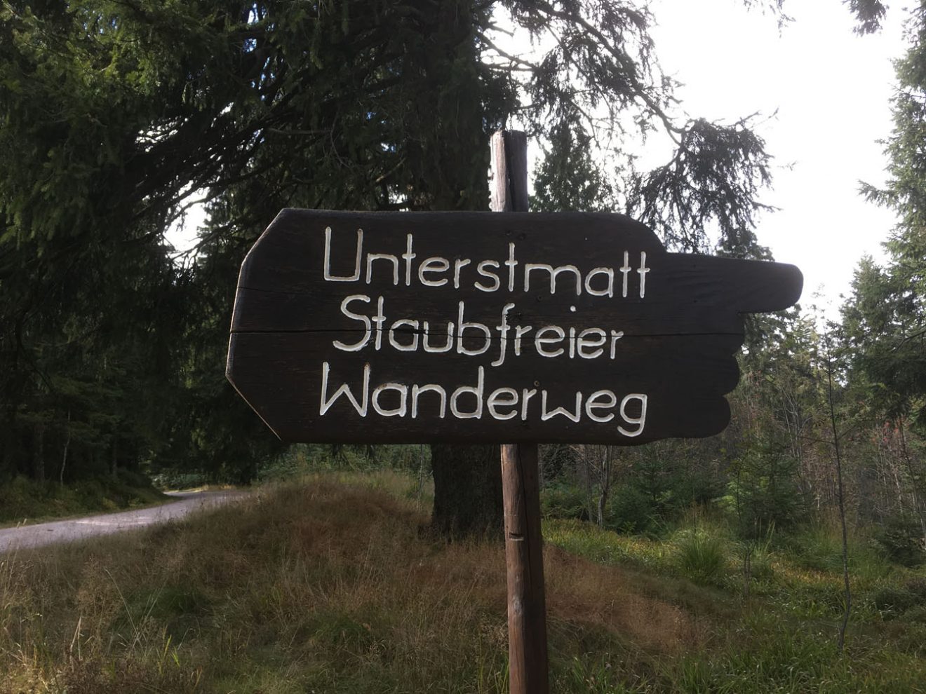 Nationalpark Schwarzwald Magazin, Westweg, Wandern, Wegweiser_unterstmatt