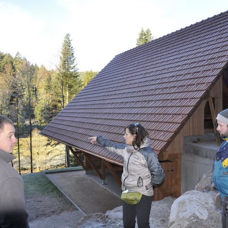 Nationalpark Schwarzwald Magazin Online, Tonbachtal, Neubau Wildgehegehütte